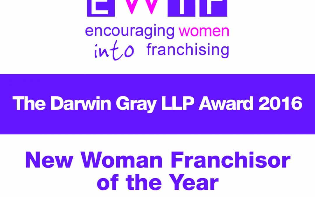 WINNERS! New Woman Franchisor of the year 2016 Jenni Dunman Daisy First Aid