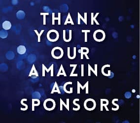 Thank you to our AGM sponsors