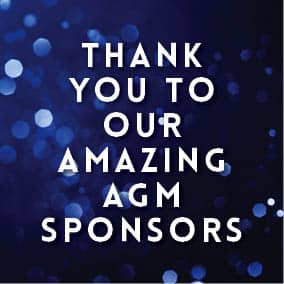 Thank you to our AGM sponsors